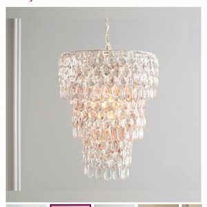 Potterybarn teen/kids teardrop chandelier